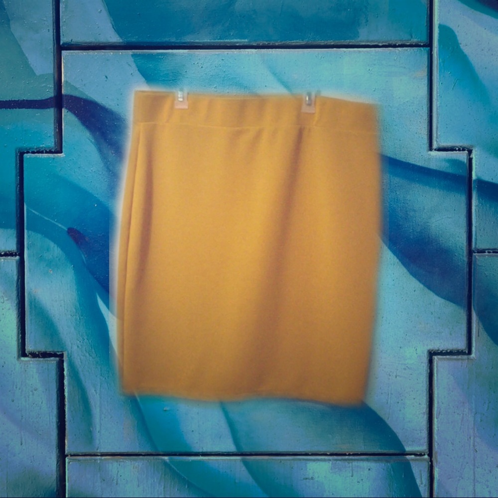 Cute Mustard Skirt